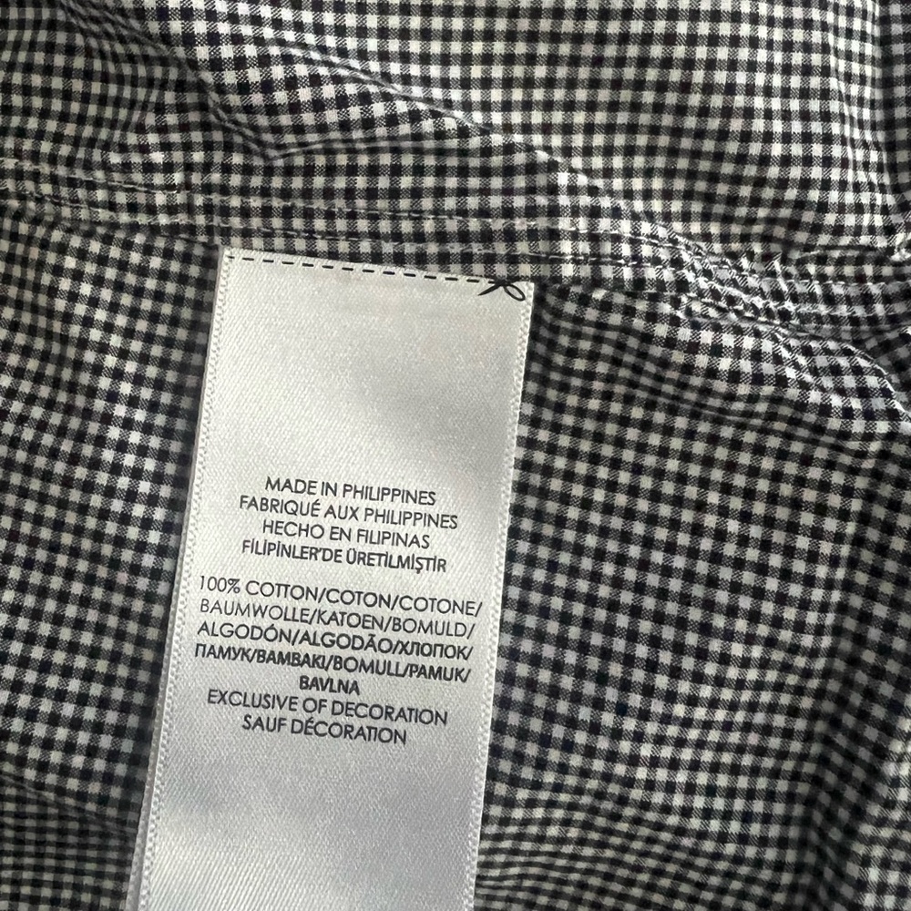 Polo Ralph Lauren button shit slim fit Gingham Stretch Poplin Shirt - Picture 10 of 11